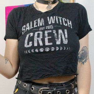 Salem Witch Crew crop top from Burn the Witch